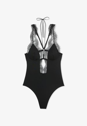 Etam, ETAM SANS ARMATURE DARK WHISPER - BODY - Body - black