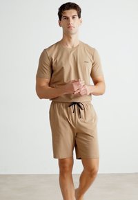 BOSS MIX MATCH SHORT - Donji dio pidžame - medium beige