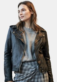 Ricano FOXY - Lederjacke - schwarz
