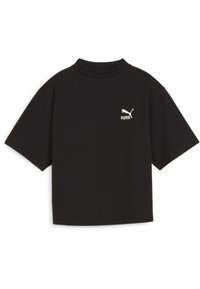 Puma - MOCK NECK - Tricou basic - black Imagine miniatură 1