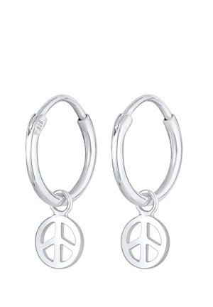 Elli PEACE BOHO SYMBOL - Uhani - silber