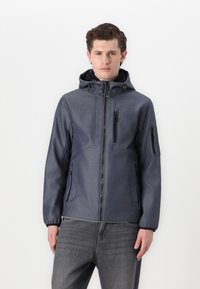 TOM TAILOR JACKET - Softshelljas - blue softshell melange
