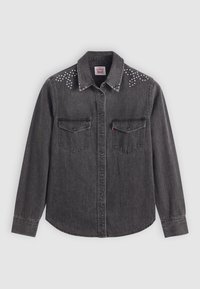 ICONIC WESTERN - Bluza s gumbima - black denim