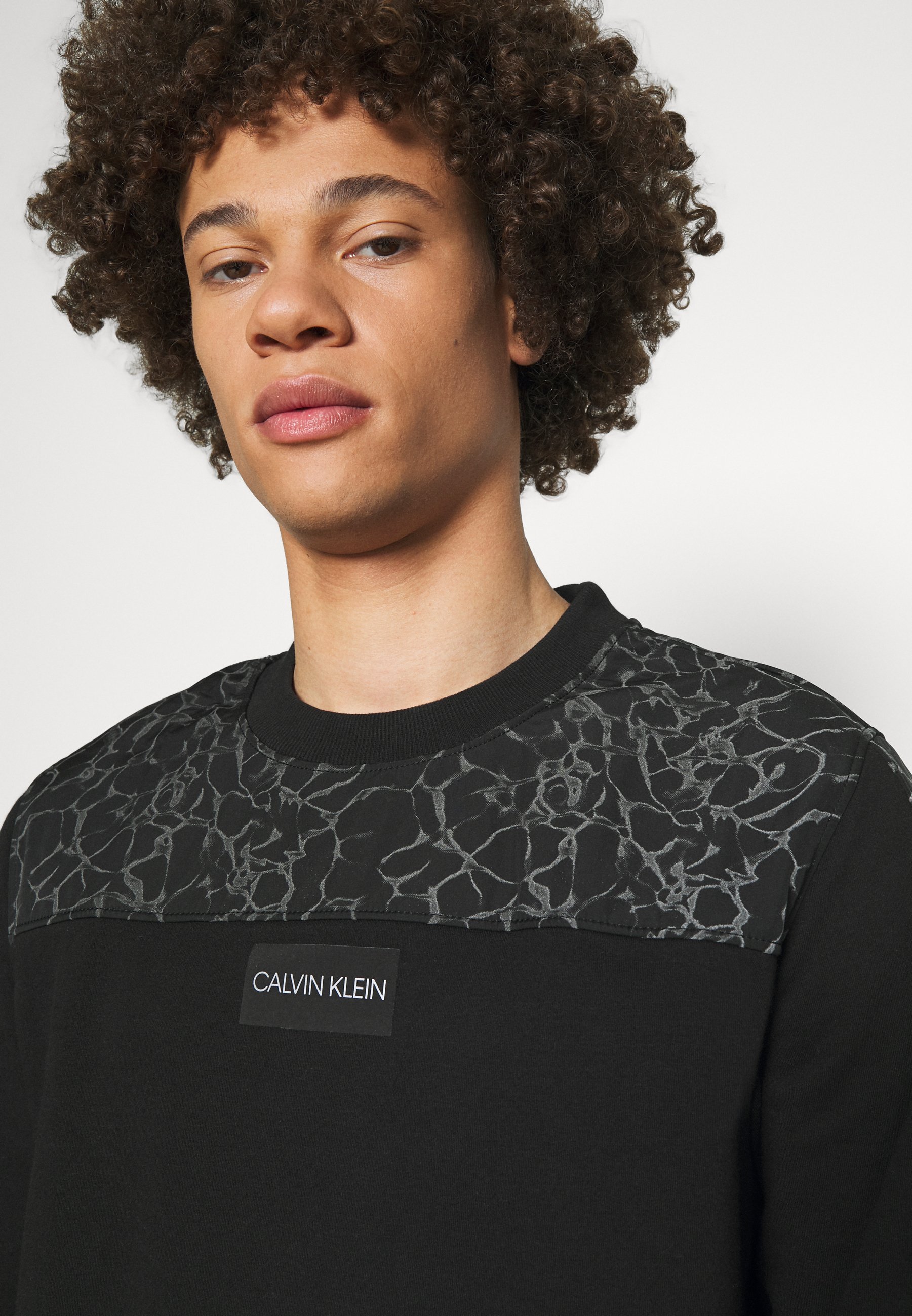 black reflective sweatshirt