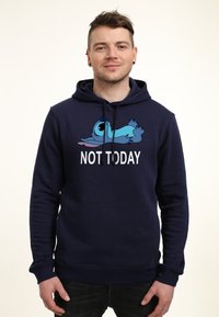 Henry Tiger DISNEY LILO STITCH NOT TODAY - Jersey con capucha - navy blue