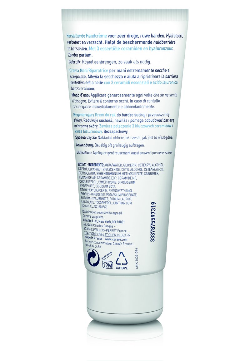 Damen Gesicht | CeraVe BODY CARE REGENERIERENDE HANDCREME FÜR EXTREM TROCKENE, RAUE HÄN Handcreme - QJ93996 Damen Gesicht | CeraVe BODY CARE REGENERIERENDE HANDCREME FÜR EXTREM TROCKENE, RAUE HÄN Handcreme - QJ93996