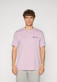 Champion ICONS CONTRAST CREWNECK - T-Shirt basic - mauve