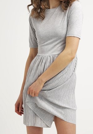 Jerseykleid - light grey