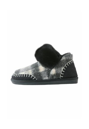 REGULAR FIT - BRUSH - Pantoffels - grey check