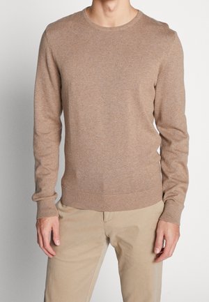 Pullover - mottled beige