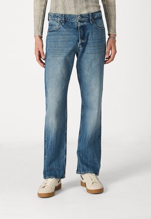 DAKOTA - Jeans Straight Leg - faded blue marble