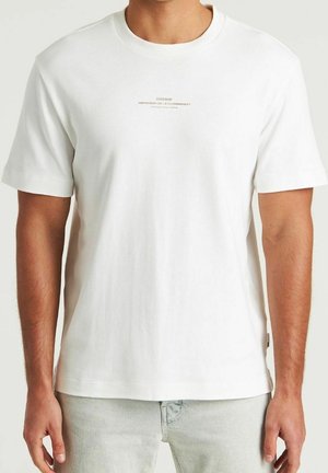 T-shirt med print - off-white