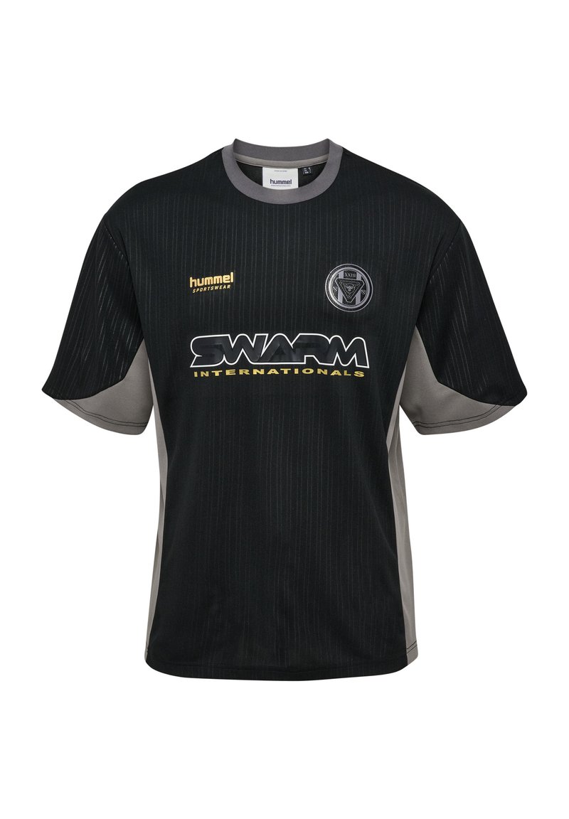 Hummel T-shirt print zwart