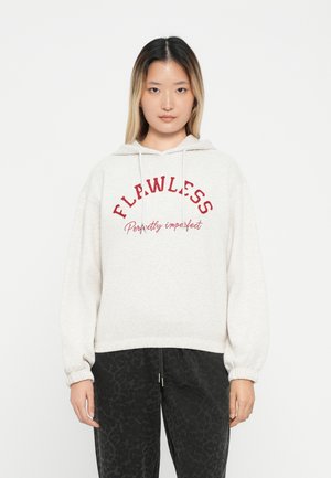 ONLVICTORY BOXY STRING HOOD - Φούτερ με κουκούλα - pumice stone