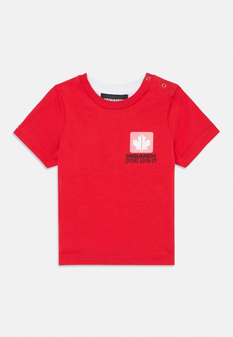 Dsquared2 T-shirt print rood Dsquared2 T-shirt print rood