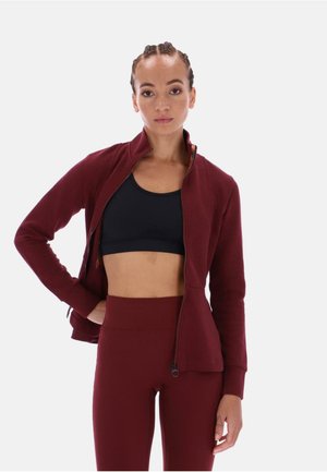 PEPLUM - Allvädersjacka - tawny port