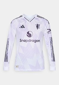 adidas Performance MANCHESTER UNITED AWAY JERSEY AUTHENTIC LONGSLEEVE - Vartininko marškinėliai - white