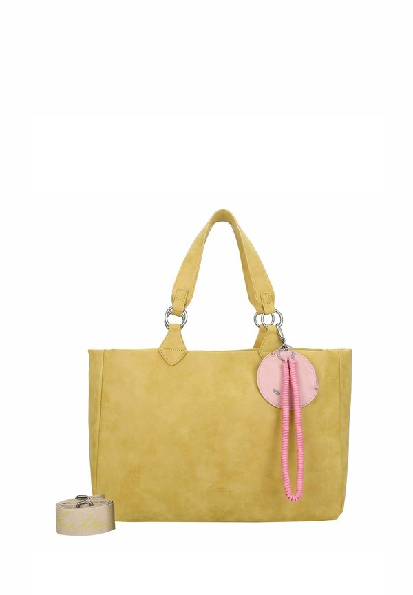 IZZY VINTAGE 42 CM - Handtasche - light curry