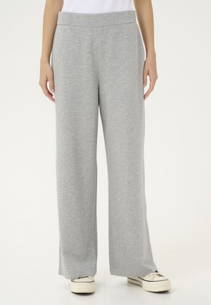 Kaffe ADONA - Tracksuit bottoms - grey melange