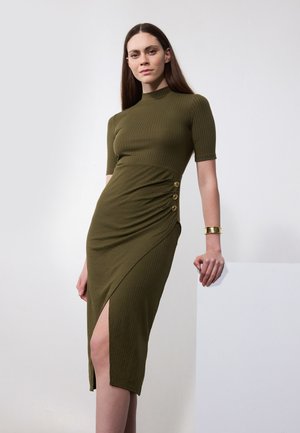 Anna Field Strikket kjole - khaki