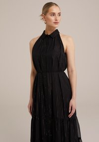 WE Fashion Marškininė suknelė - black