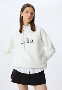 Koton SNOOPY  - Jersey con capucha - white