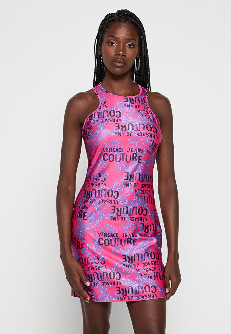 Versace Jeans Couture Jurk donkerroze Versace Jeans Couture Jurk donkerroze