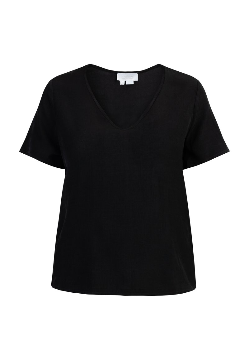 usha T-shirt basic zwart usha T-shirt basic zwart