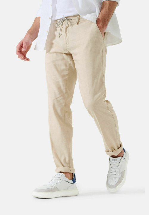 Pantalones Cinco Bolsillos Pantalones Hombre BRAX Style Cadiz - Two Tone - Corte Regular - Mezcla Algodón Elástico Pantalones Brax Hombre