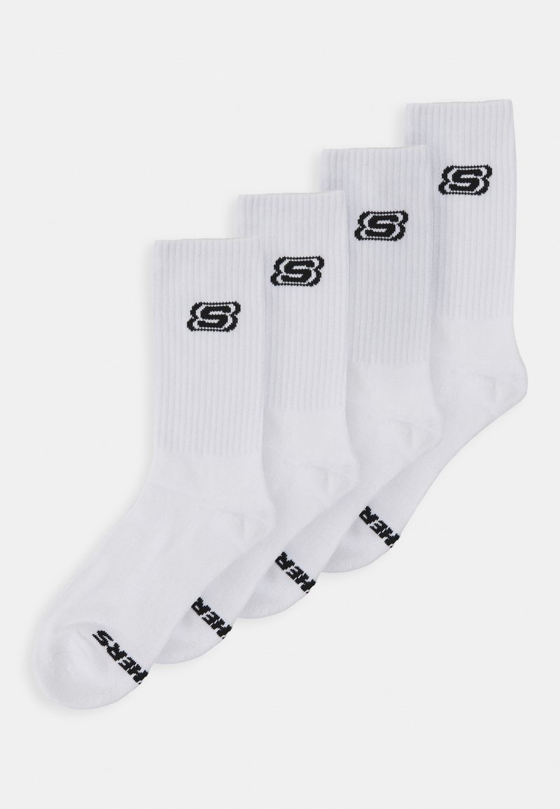 Skechers TENNIS CUSHIONED 4 PACK - Socks - white