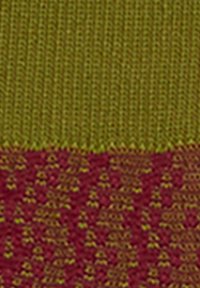 Gallo VERTICAL CHEVRON MOTIF - Socks - carminio