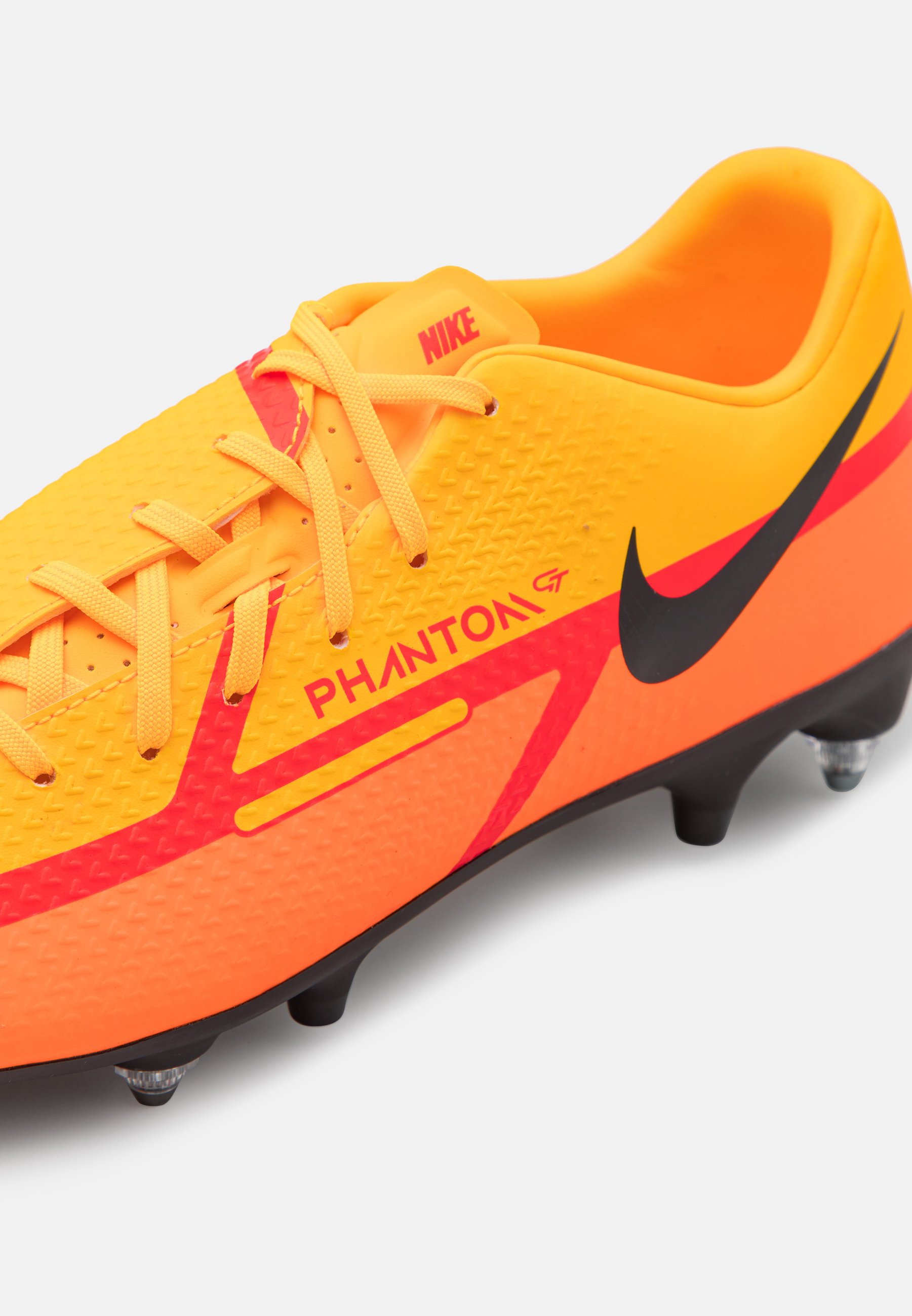 Nike Performance PHANTOM GT2 ACADEMY SG-PRO AC - Voetbalschoenen met metalen  noppen - laser orange/black/total orange/oranje - Zalando.be