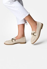 Paul Green - Slip-ons - raffia s suede biscuit shell Thumbnail Image 1