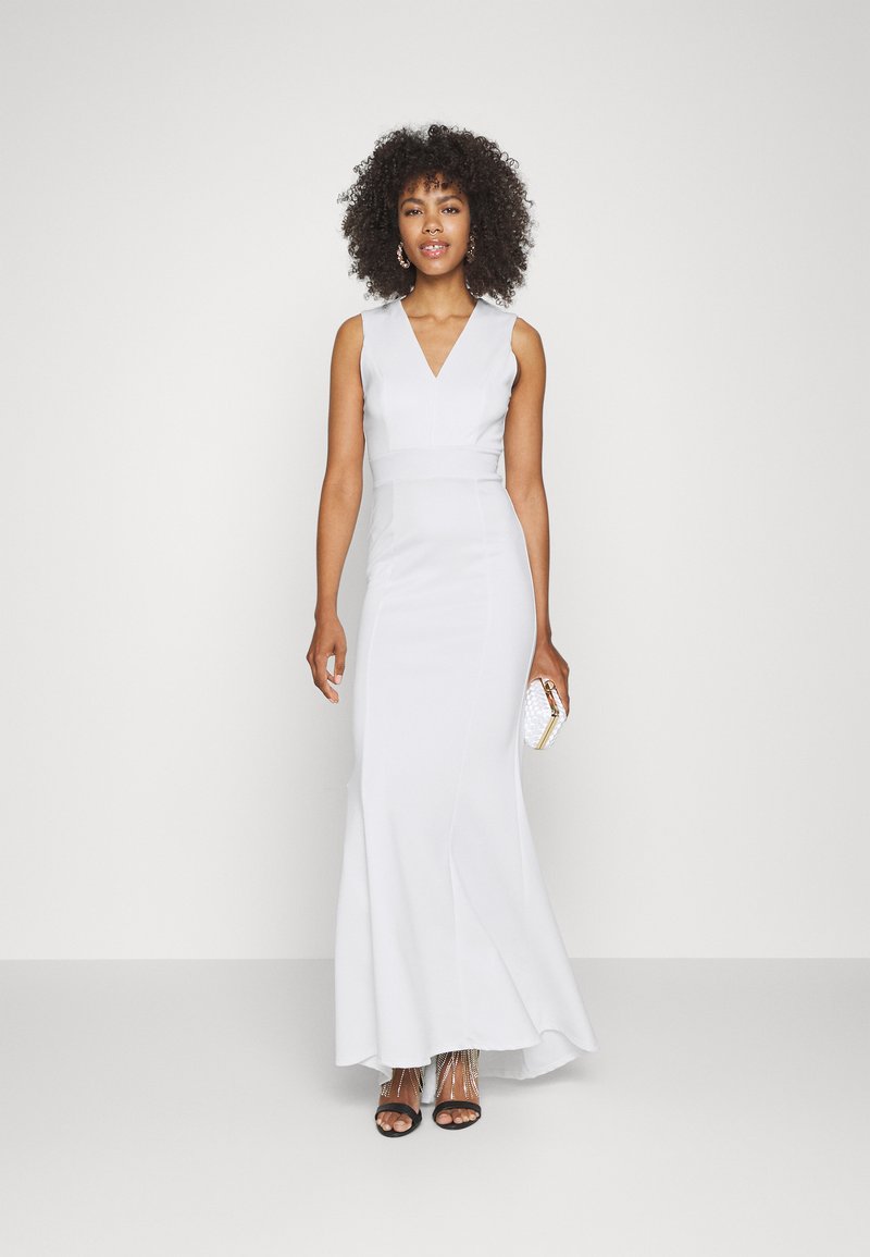 Damen Freizeitkleider | WAL G. WGXZL WEDDING MARIETTA V NECK MAXI DRESS Ballkleid white/weiß - MZ89599 Damen Freizeitkleider | WAL G. WGXZL WEDDING MARIETTA V NECK MAXI DRESS Ballkleid white/weiß - MZ89599