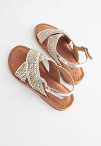 Next BEADED CROSS- REGULAR FIT - Sandaler - silver