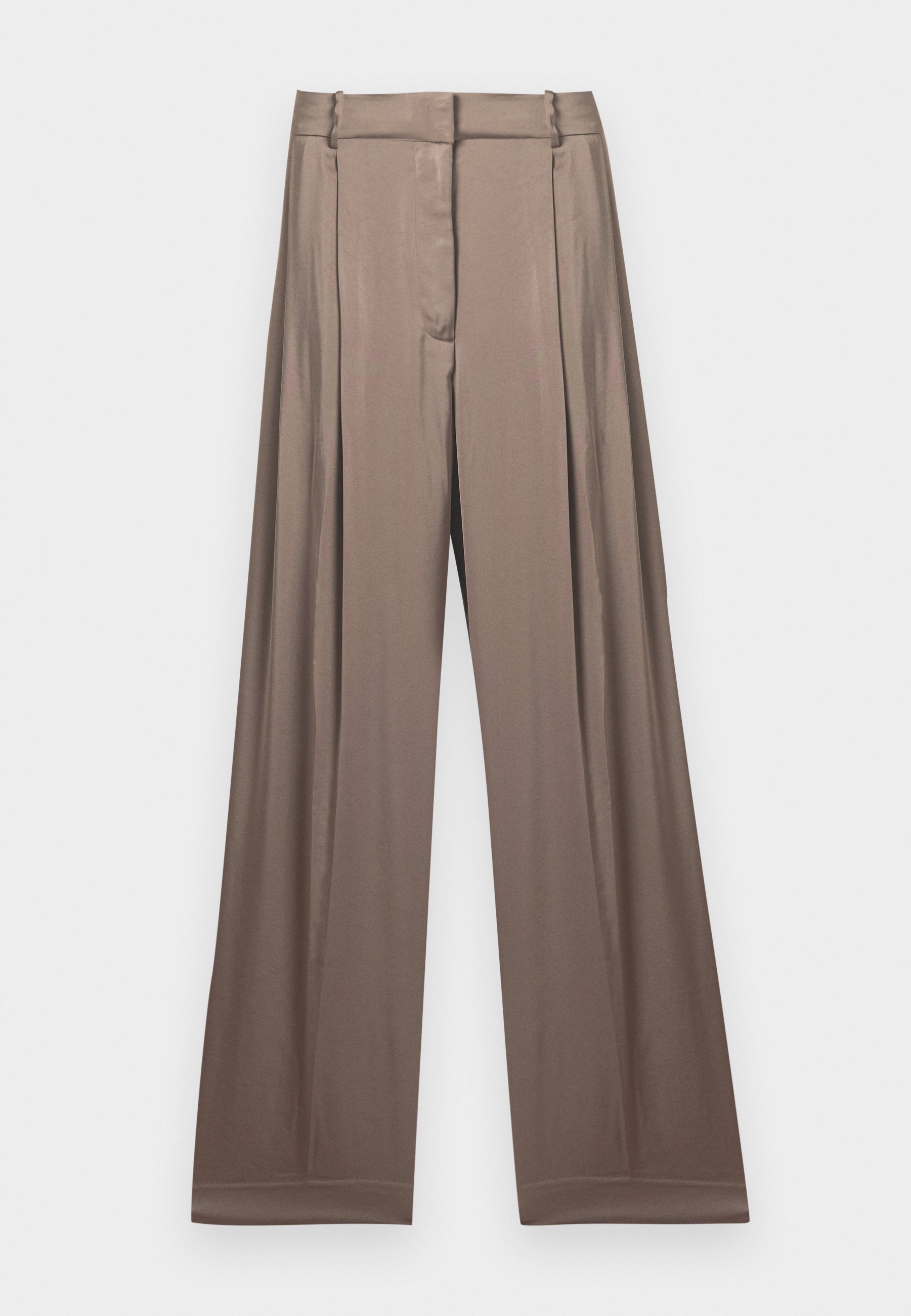 MICHAEL Michael Kors WIDE LEG PANT - Trousers - chestnut