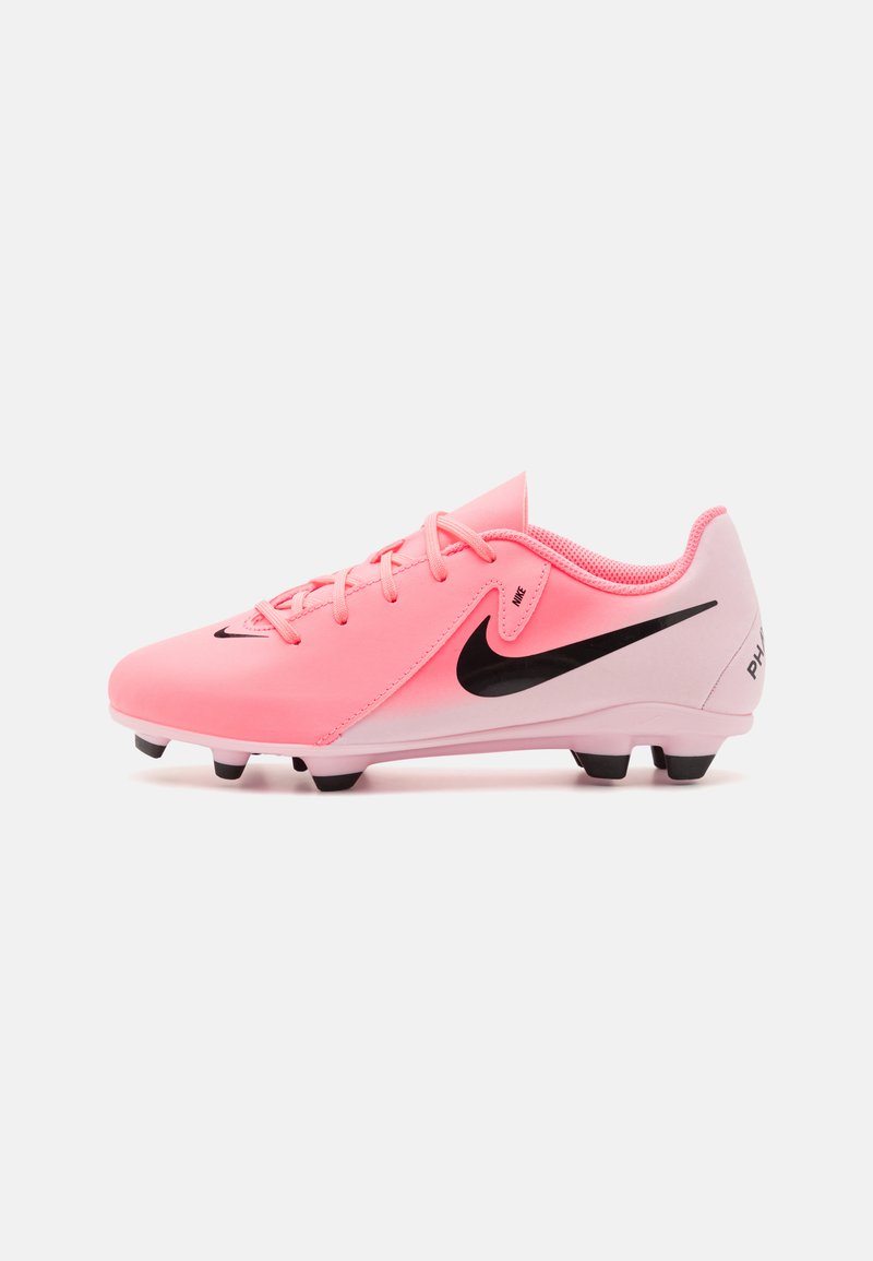 Nike Performance JR PHANTOM GX II CLUB UNISEX - Kemény talajra készült futballcipő - sunset pulse/black