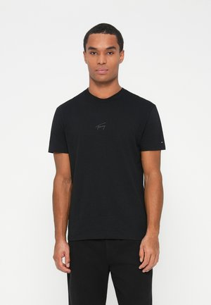 TONAL SIGNATURE TEE - Camiseta básica - black