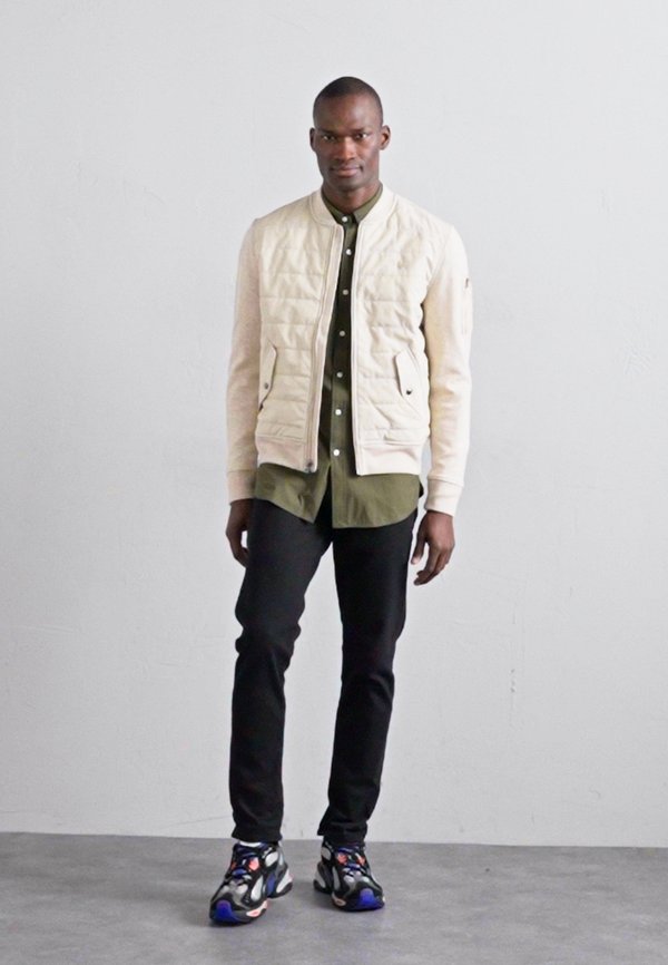 HYBRID BOMBER JACKET - Bomber Jacket - beige2