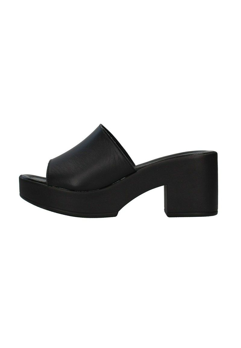 Cinzia Soft Ciabattine con tacco - black