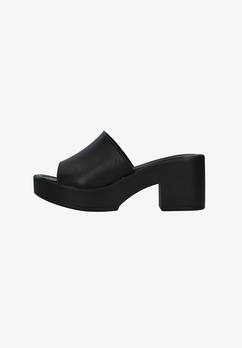 Cinzia Soft Ciabattine con tacco - black