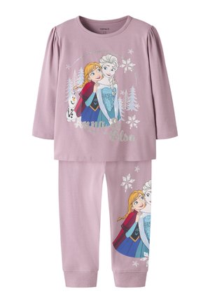 Name it, NMFNESSI FROZEN LS NIGHTSET WDI - Комплект пижама - purple