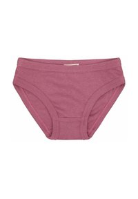 Slip in cotone rosa con una consistenza liscia, dotato di vita ed aperture delle gambe elastiche, e cuciture minime per un comfort ottimale.