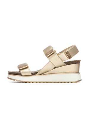 Sandalias con plataforma - gold