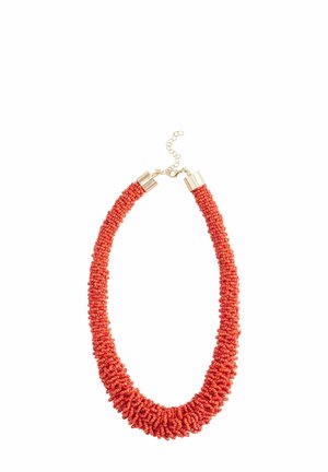 BEADED TUBE - Collar - red