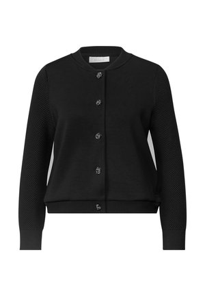 Street One Studio, BLOUSON MIT STRICKÄRMELN UND KNÖPFEN - Gilet - black