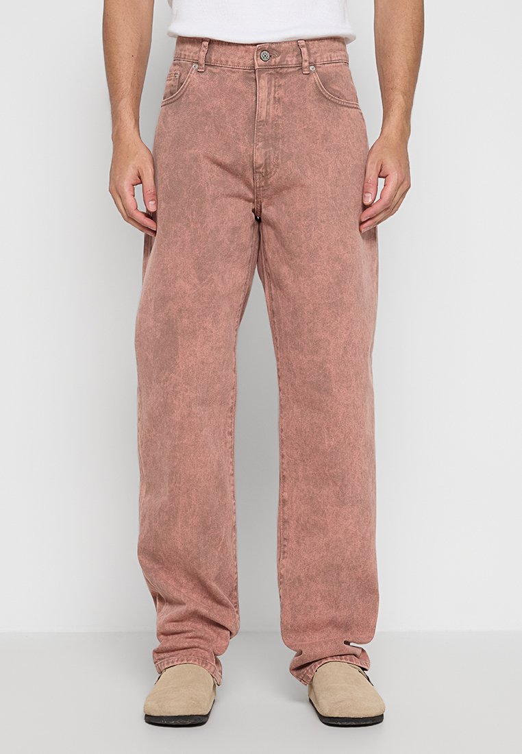 Woodbird Wijde jeans lichtrood Woodbird Wijde jeans lichtrood