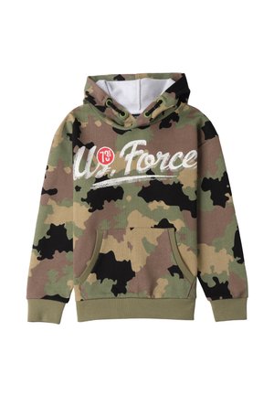 Hoodie - green multicolor