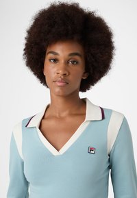 Fila ADRIANO JOHNNY COLLAR - Poloshirt - tourmaline-egret