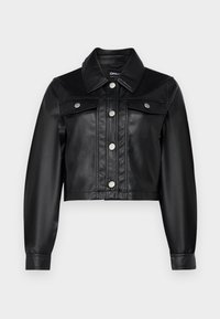 ONLY Petite ONLRIMA JACKET  - Bunda z nepravej kože - black